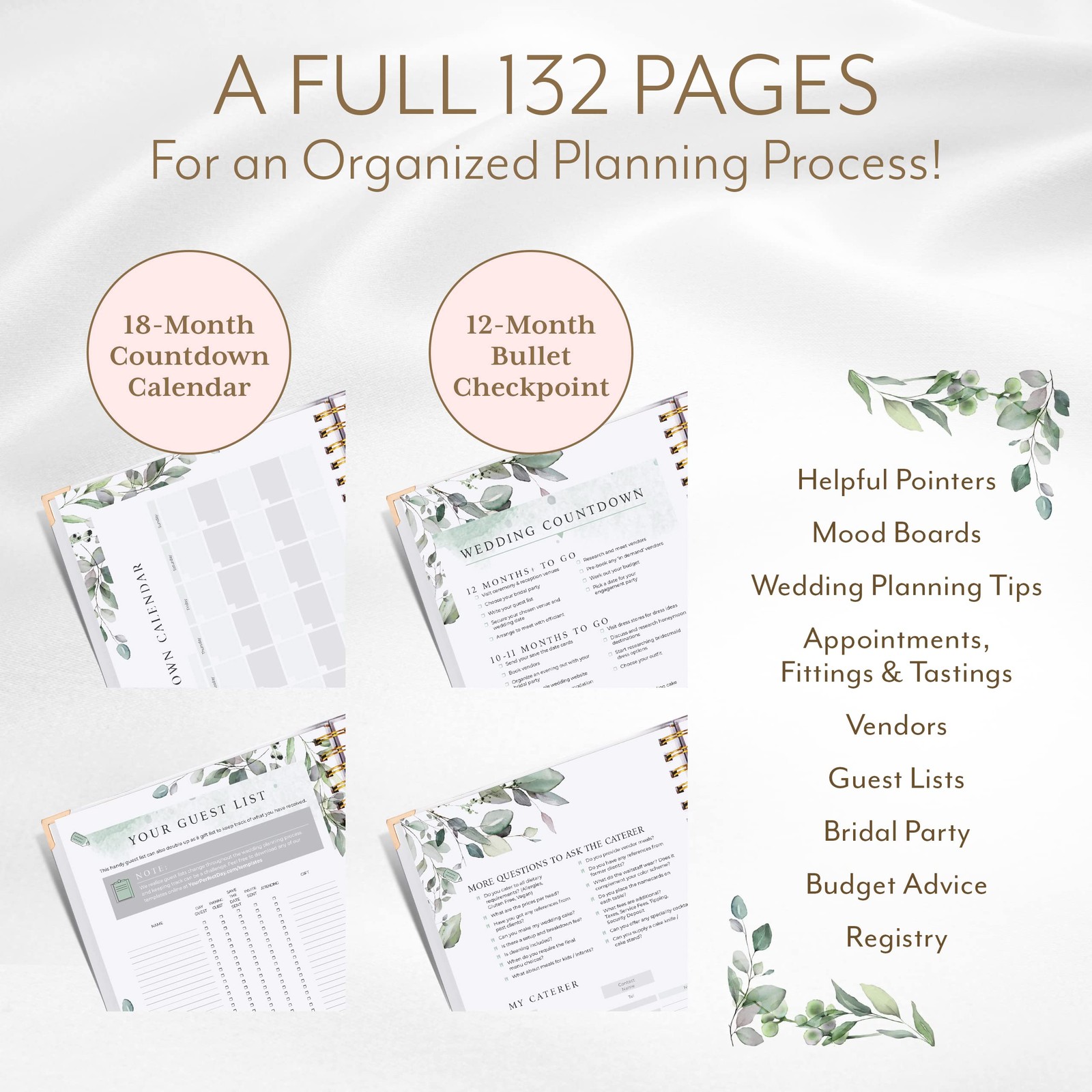 Wedding Planner Book and Organizer – Wedding Planner Book – Bridal Planning B…