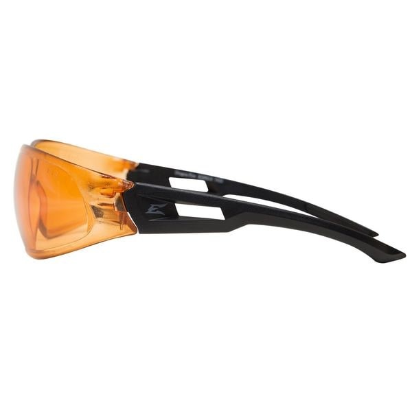 Edge Eyewear Xdf610 Dragon Fire, Safety Glasses, Anti-Fog & Anti-Scratch, Amber