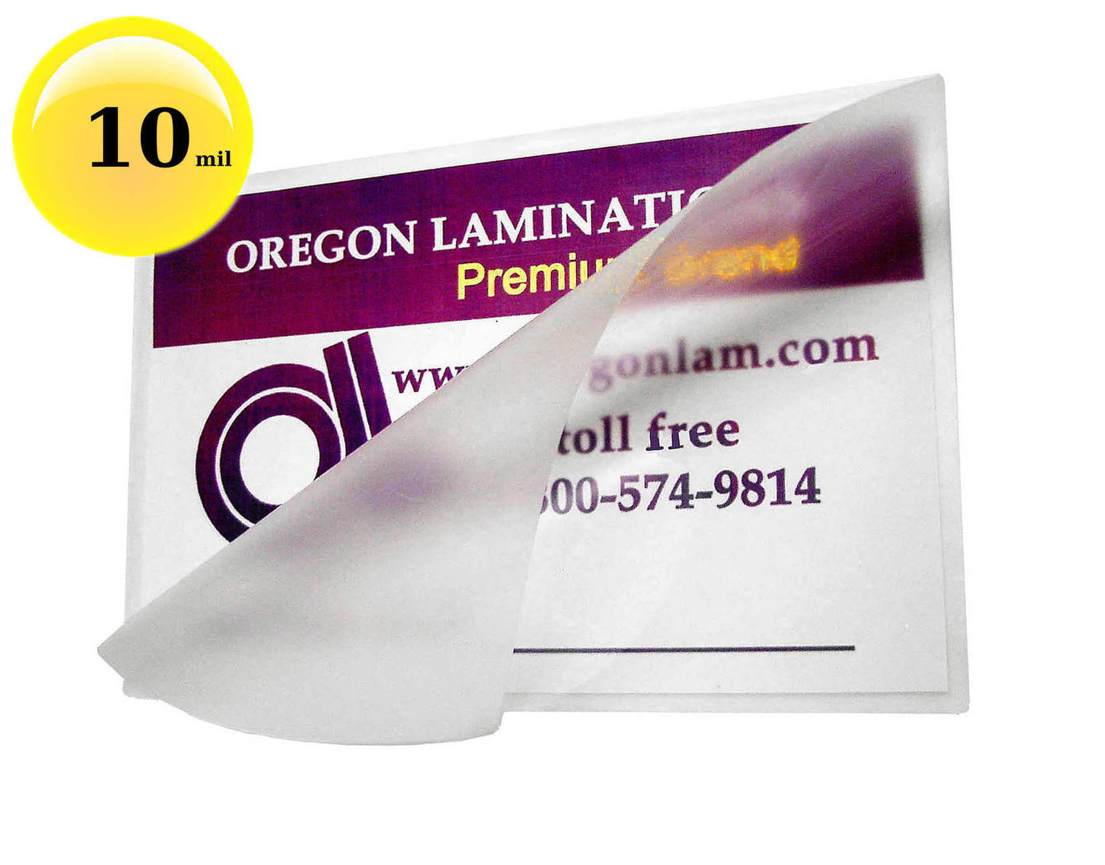 500/pack Hot 10 Mil File Card Laminating Pouches 3-1/2 x 5-1/2 Clear 3.5 x 5.5