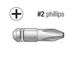 Simpson Strong-Tie BULK BITS – #2 PHILLIPS 50 PK QRP2-50