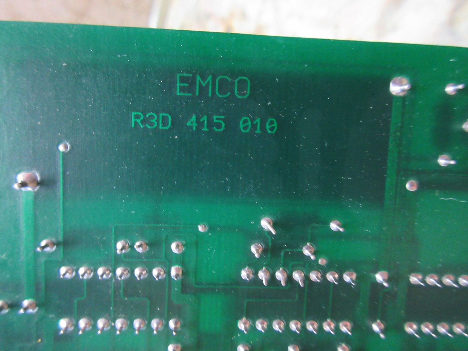 EMCO DATA CONTROLLER BOARD R3D415000 R3D415010 CNC 373 R3D415010 WARRANTY