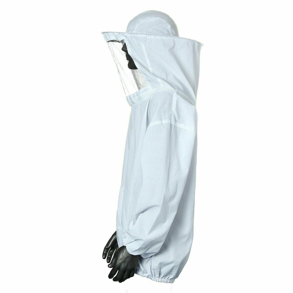 Beekeeping Protective Jacket Veil Suit + Beekeeping Long Sleeve Gloves Set USA