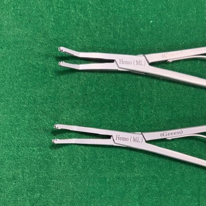2pc Laparoscopic Open Surgery Hemo-Lok Applier (ML) Reusable Surgical Instrument