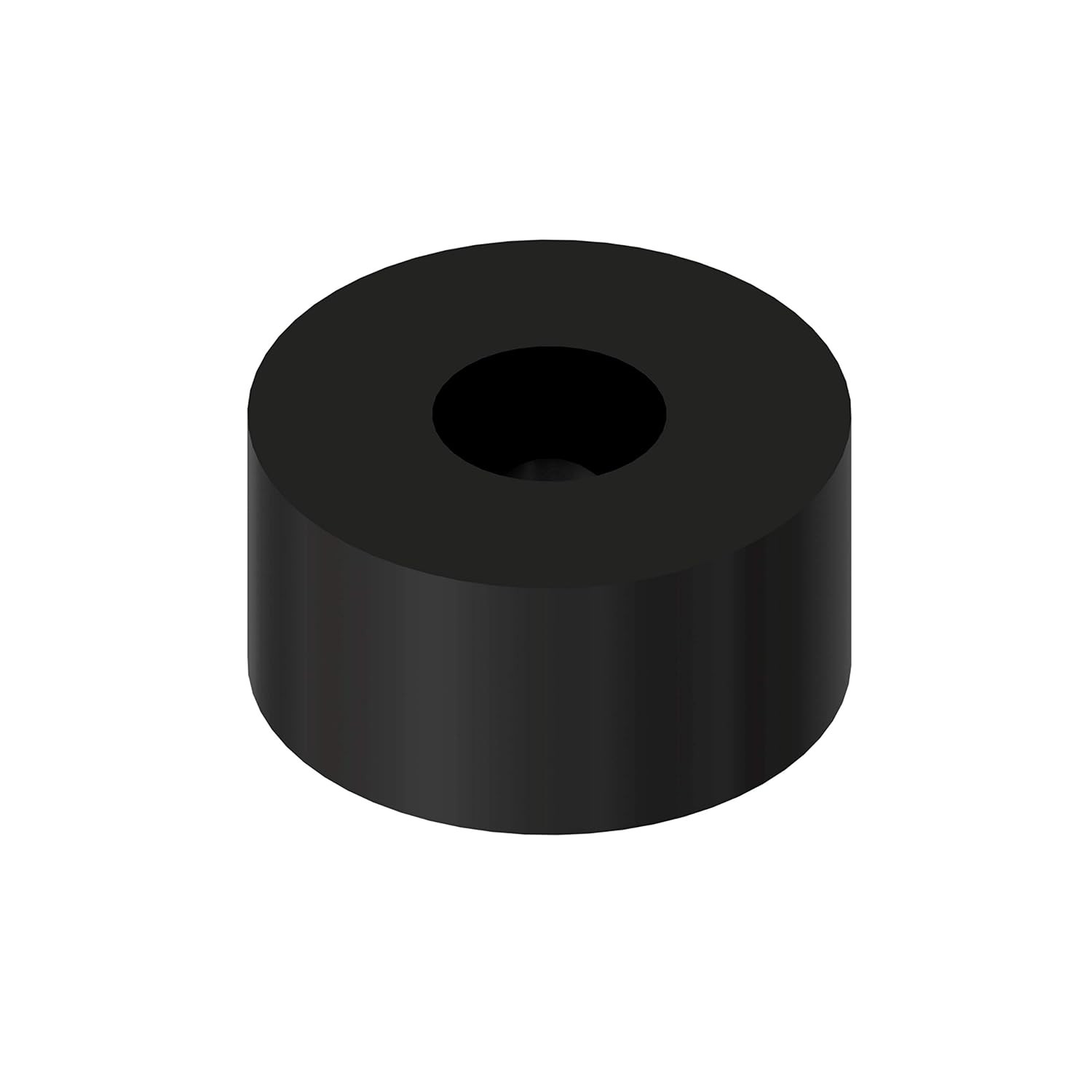 Black Nylon Spacer 1/4inches Thick, 1/2inches OD 0.194inches ID, 50 Pack for VEX