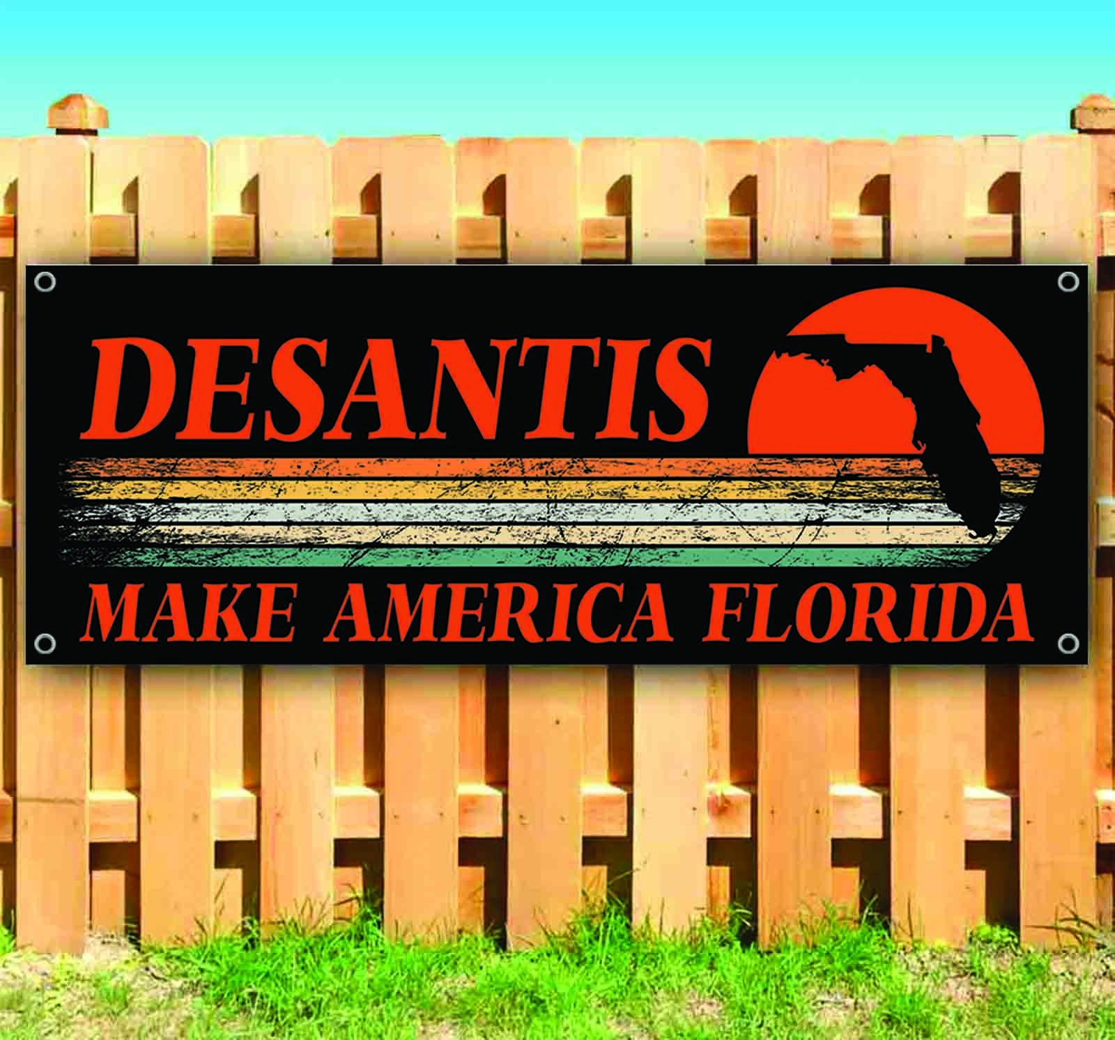 DESANTIS 2024 Banner Advertising Vinyl Flag Sign Many Sizes ELECTION, REPUBLICAN