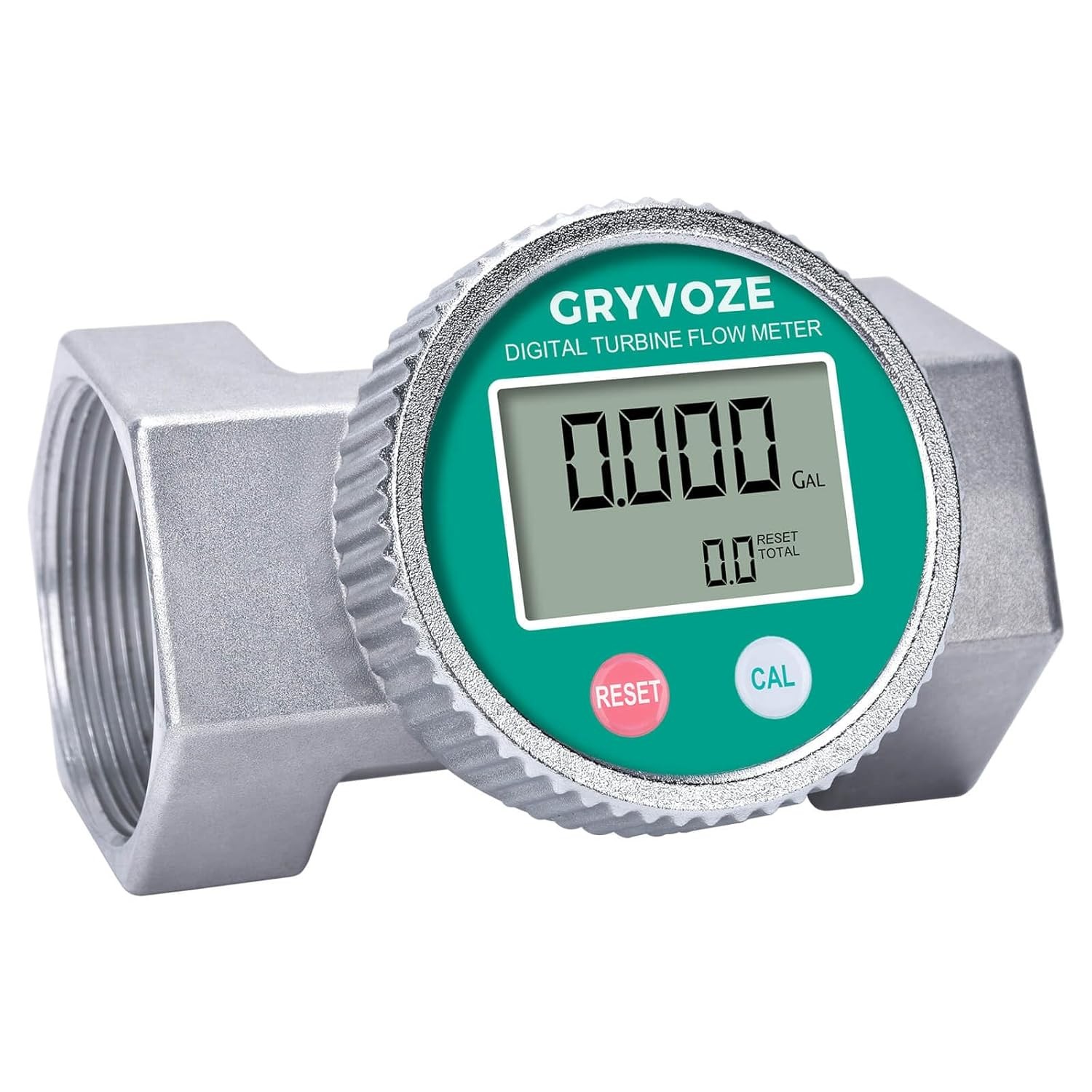 High Capacity Water Flow Meter 2in 16-160 GPM Digital NPT