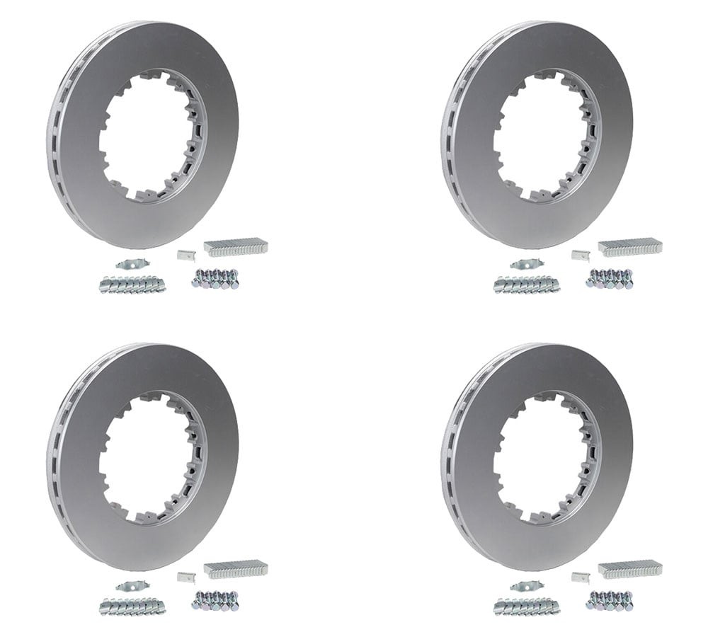 (4 Pack) Disc Brake Rotor Kit Replace 802569, 85129575, 10025445, 2642543C, B…