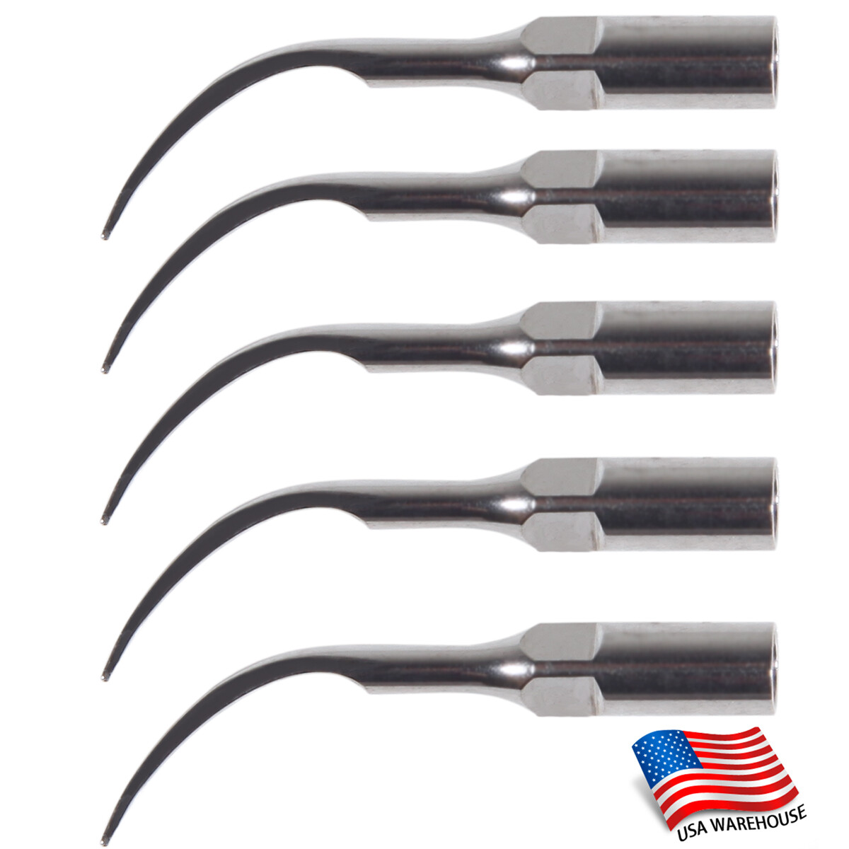 1-10*Dental Ultrasonic Perio Scaling Tips P1 Fit for EMS/woodpecker Handpiece ns