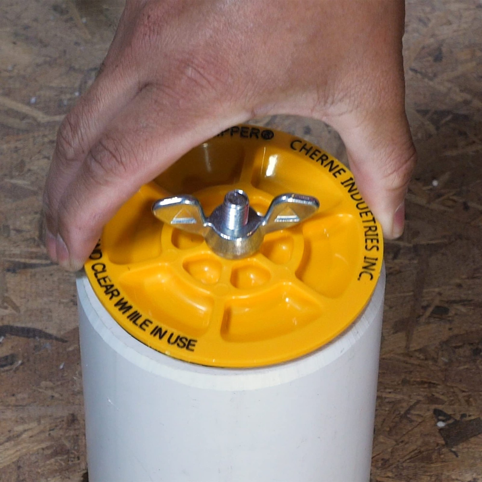 Oatey 270261 Cherne Gripper 6-inch End of Pipe Plug