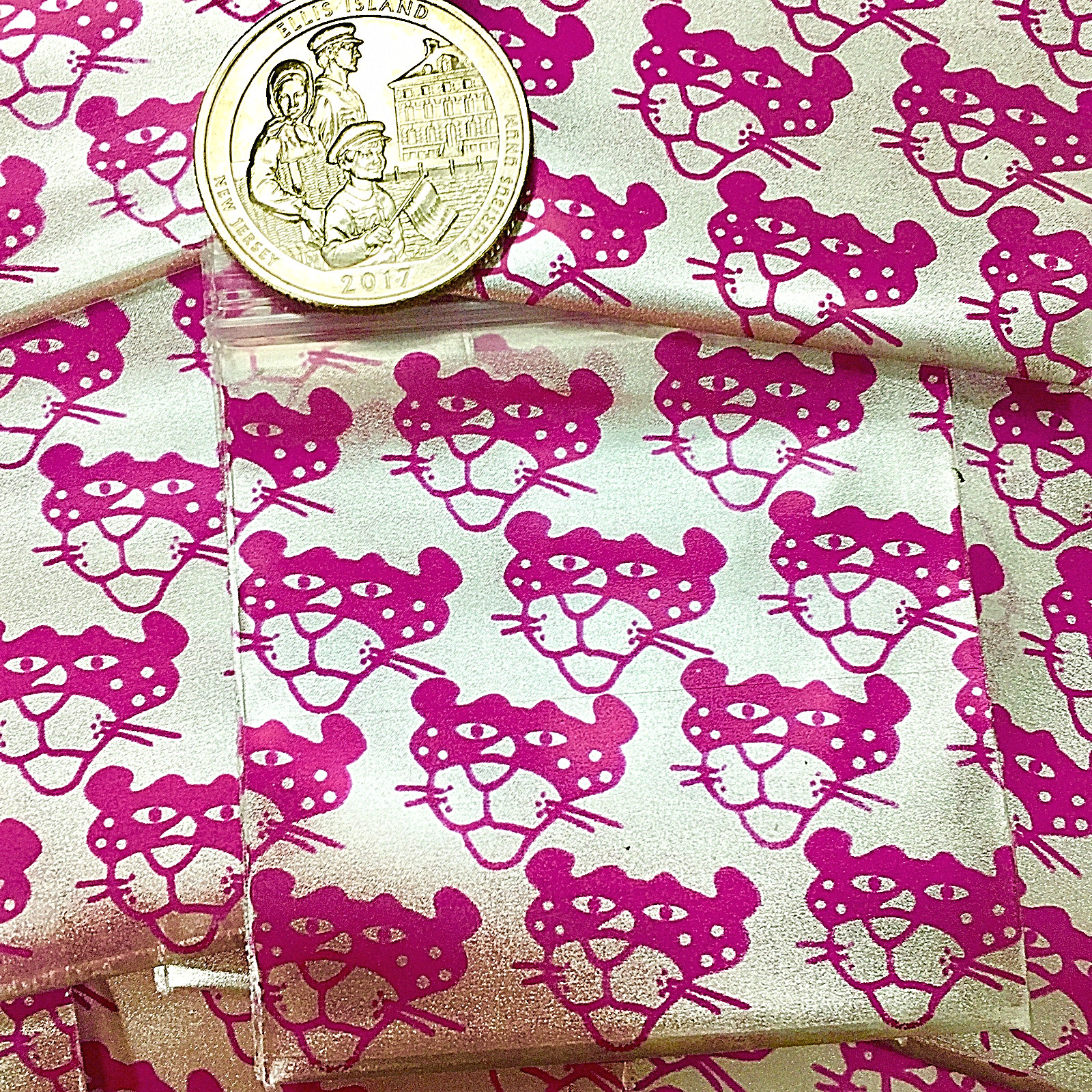 BaggiesSince1987 – 2020 DESIGN ZIP BAGS 100PCS PINK PANTHER SILVER, READ DETAILS