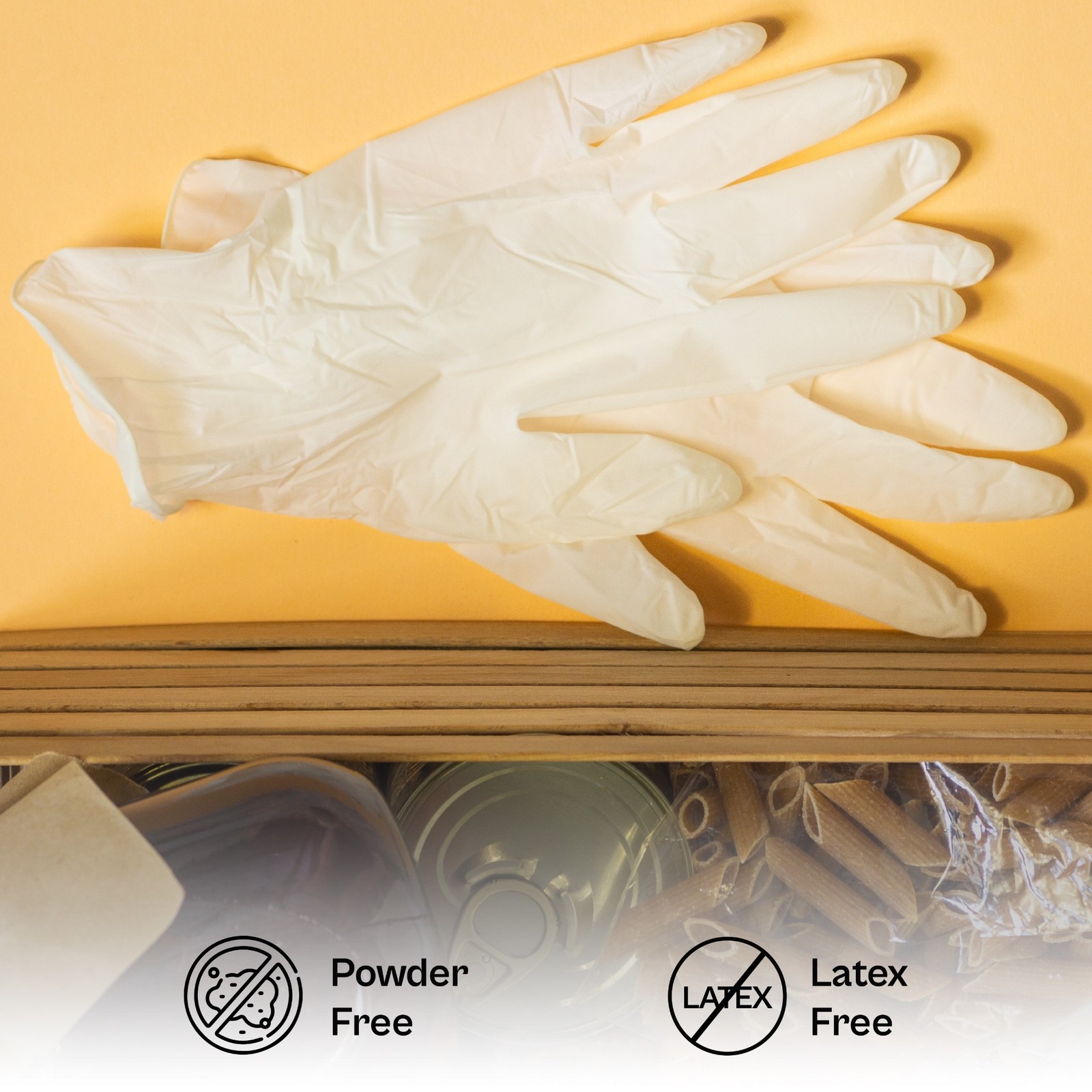 Latex & Powder Free Vinyl Non Exam Disposable Gloves 3 Mil XL Clear, 1000 Pcs
