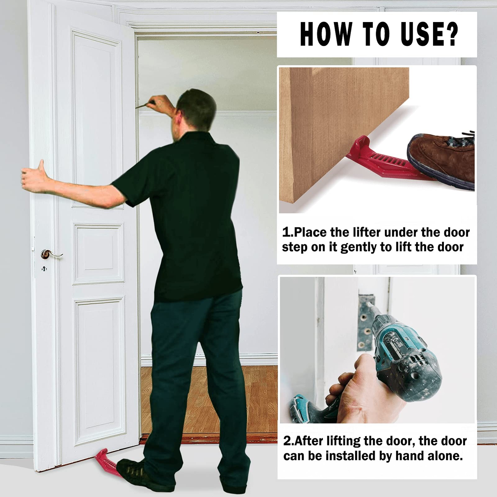Drywall Panel Lifter & Edge Rasp Tool – Multifunctional, Durable, Compact