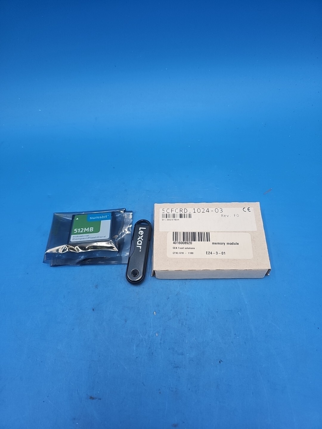 New B&R Automation 5CFCRD.1024-06 Swissbit Compact Flash Memory Card Module Unit