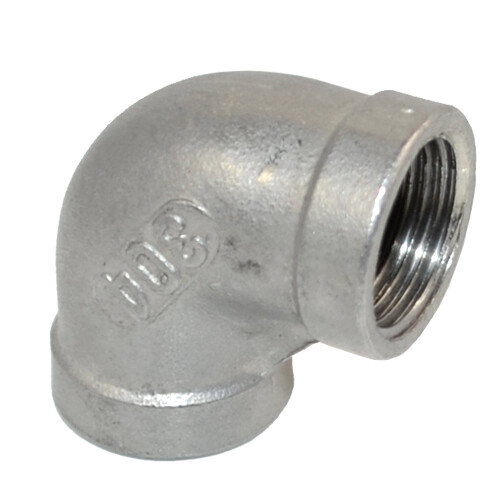 3/8″ 1/2″ 3/4″ 1″ inch 90° Elbow Female to Female NPT Threaded Stainless Steel