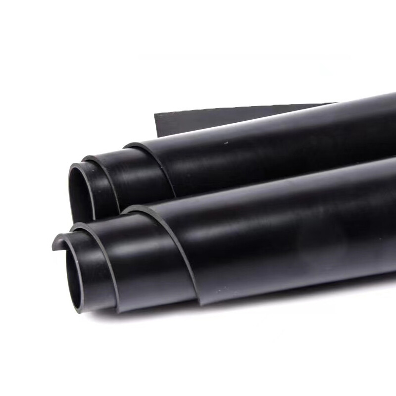 Black Fluorine Rubber Sheet Plate Square Flexible Gasket Thick 1mm-5mm High Temp