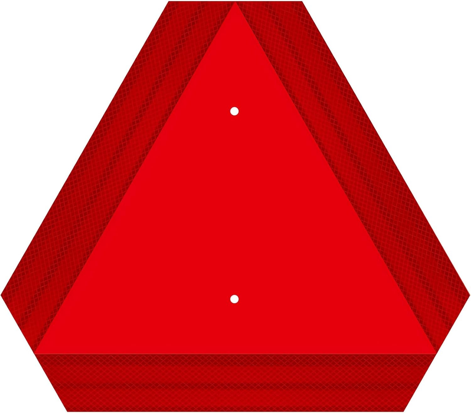 Slow Moving Vehicle Triangle Sign, Rust Free Aluminum, 14″X16″, 40-mil