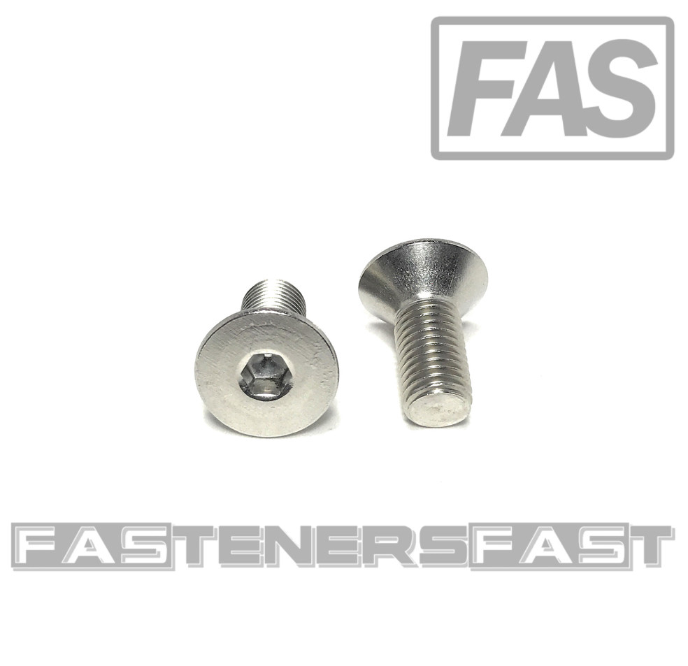 (20) 5/16-24×3/4″ Flat Head Socket Cap Screw Stainless Steel FINE THREAD