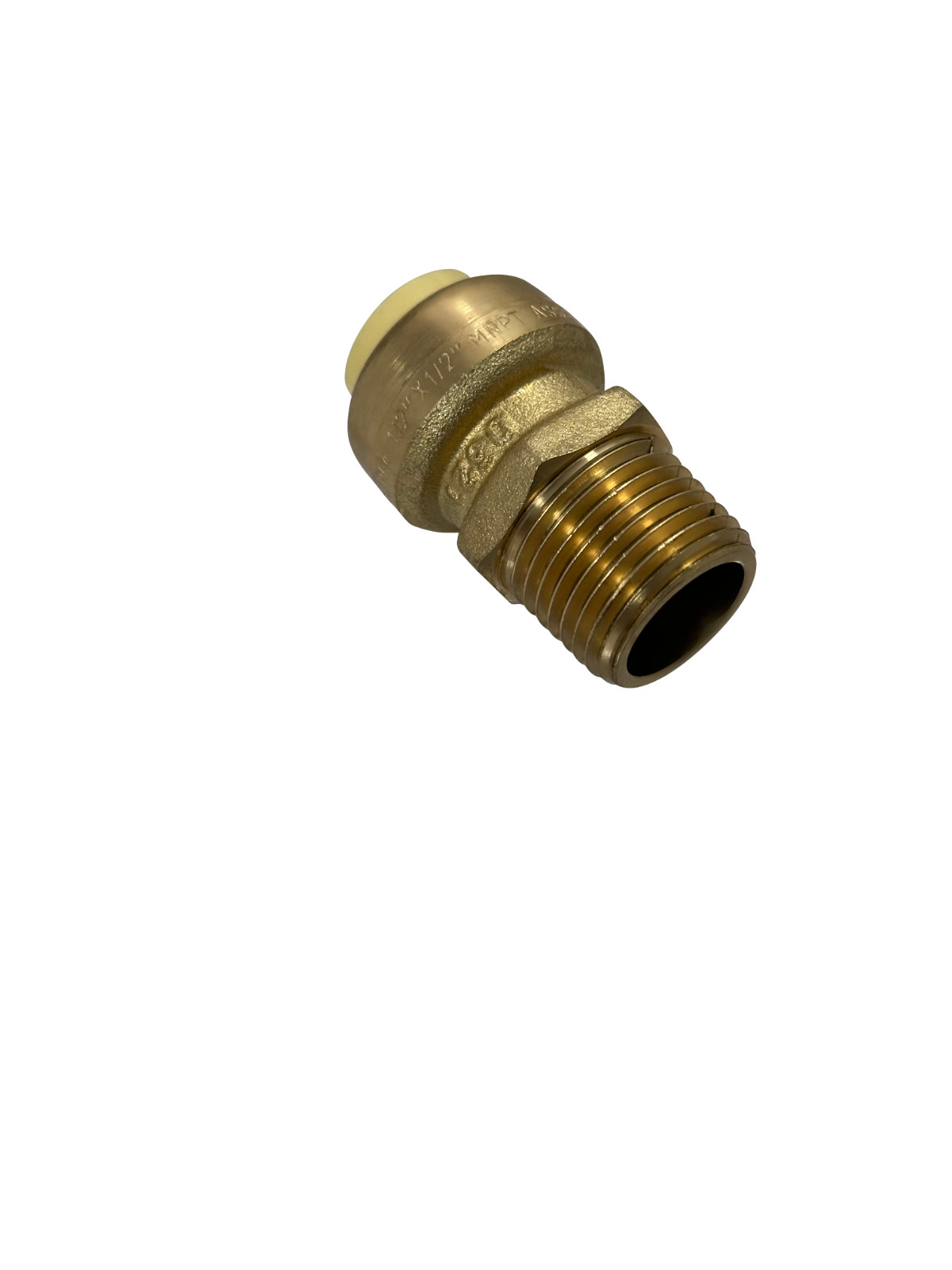 10 PIECES 1/2″ PUSH FIT X 1/2″ MALE ADAPTERS – LEAD FREE BRASS