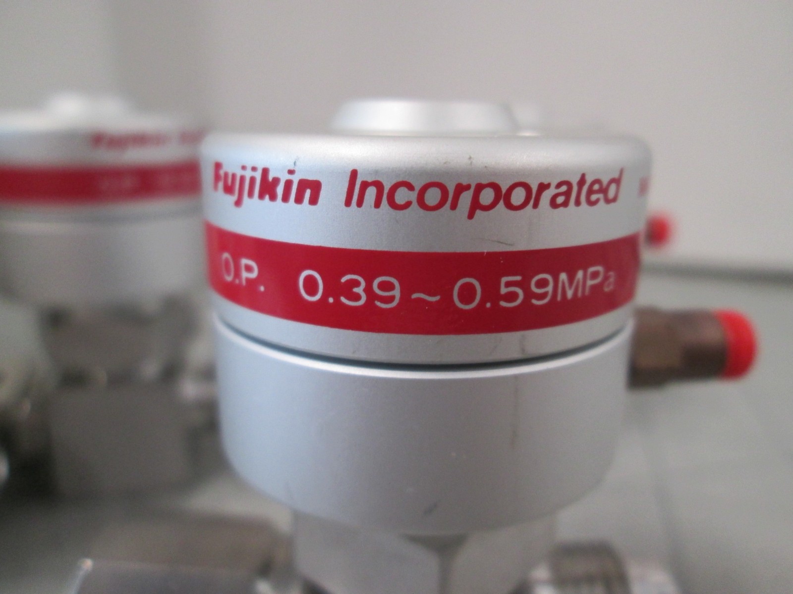 Fujikin, Diaphragm Valve, O.P 0.39-0.59MP, Used, Lot of 5