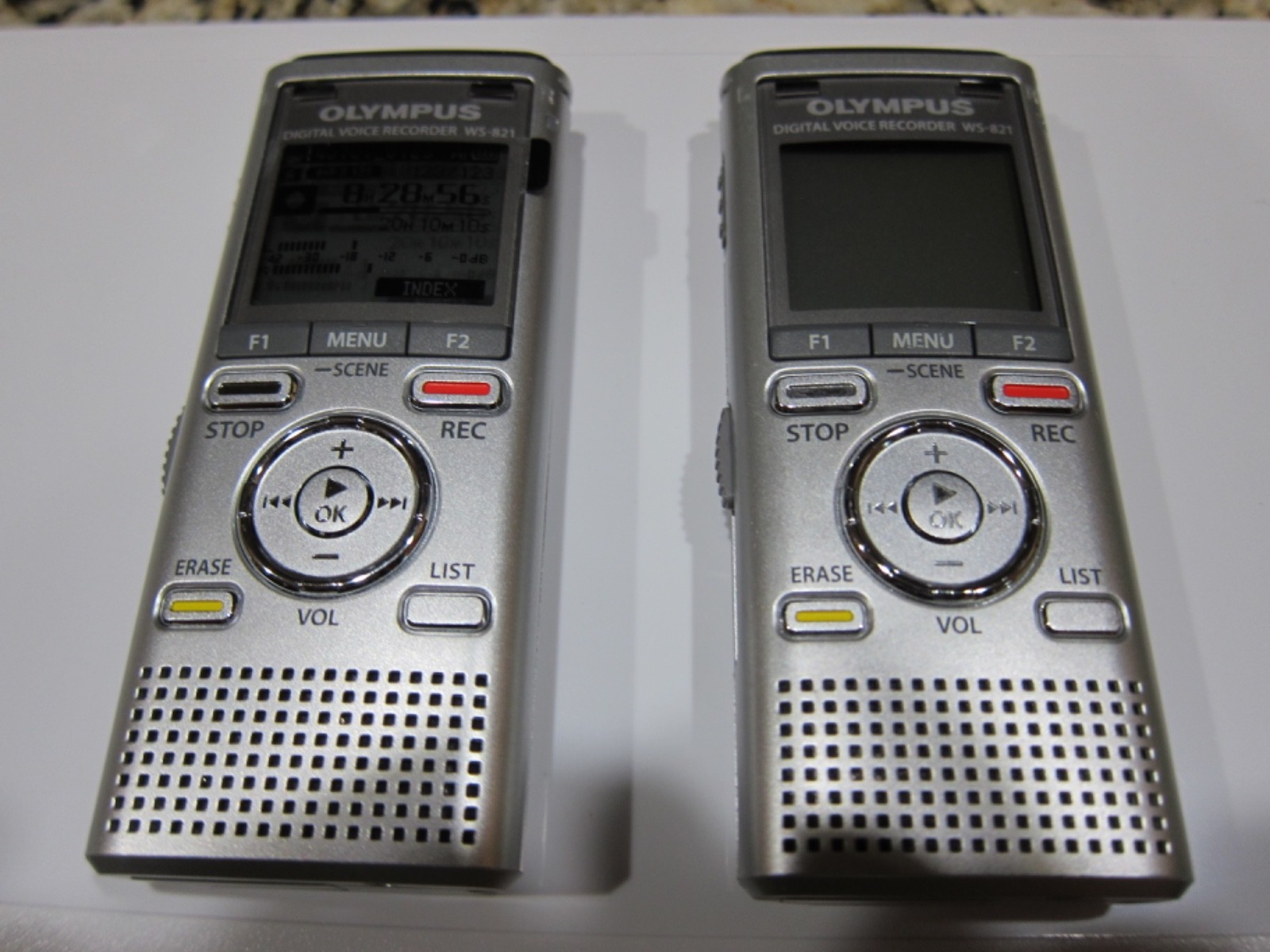 Olympus WS-821 Digital Voice Recorder Dictation Lecture MP3 USB 2GB NEW tested