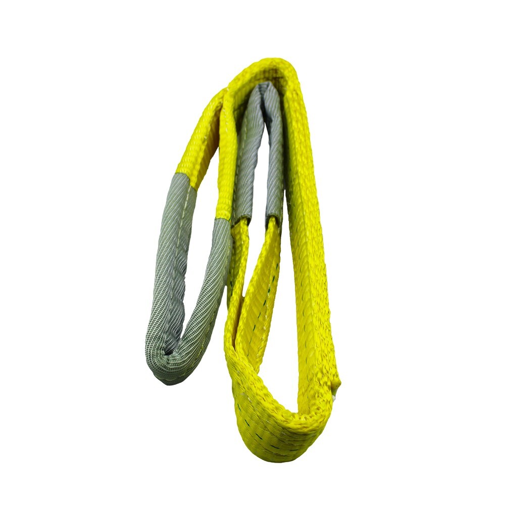 Indusafe 6ft Lifting Sling Strap, 1” Polyester Rigging Strap,Flat Eye Web sling