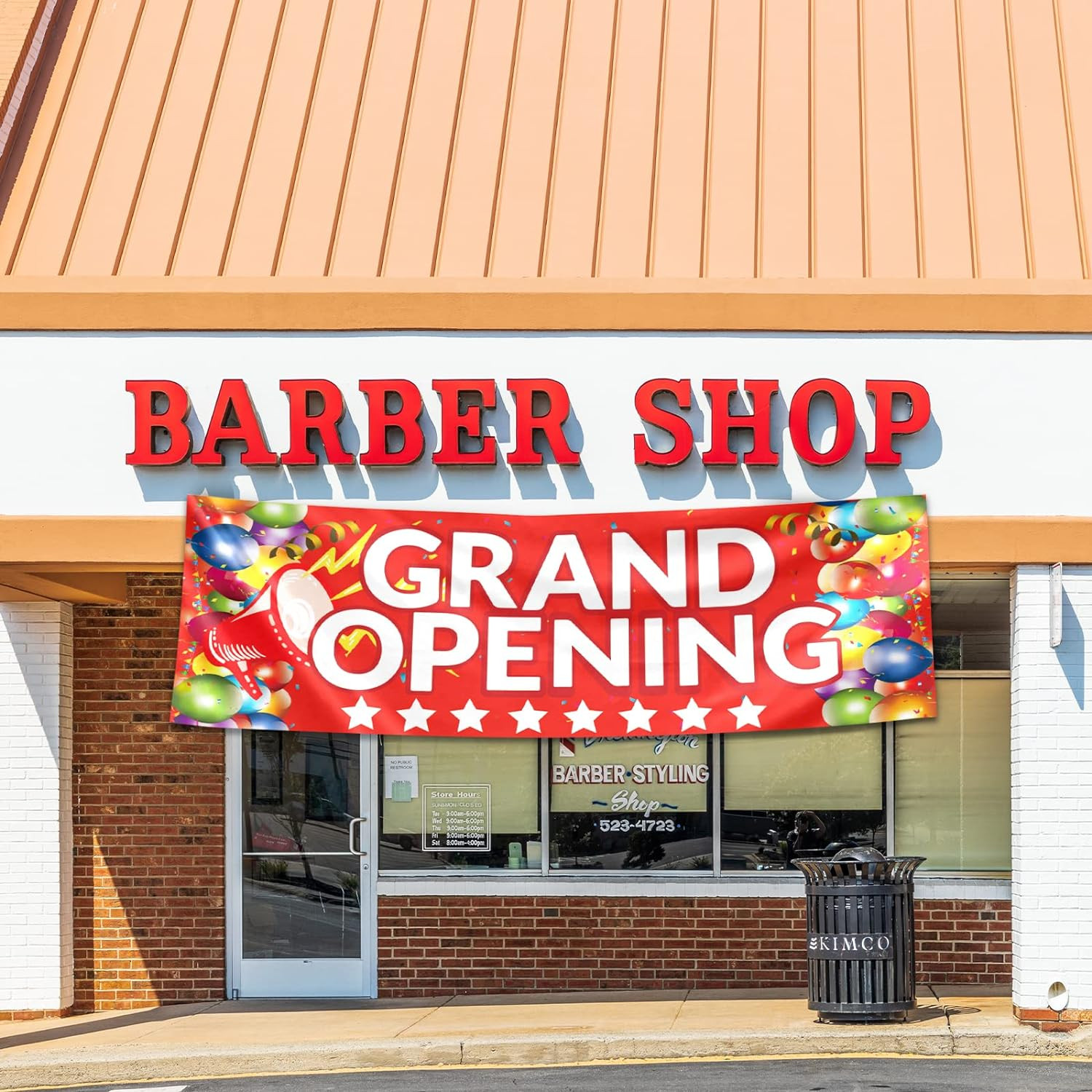 Grand Opening Banner New Store Grand Opening Sign and Rope Oxford Cloth Grand