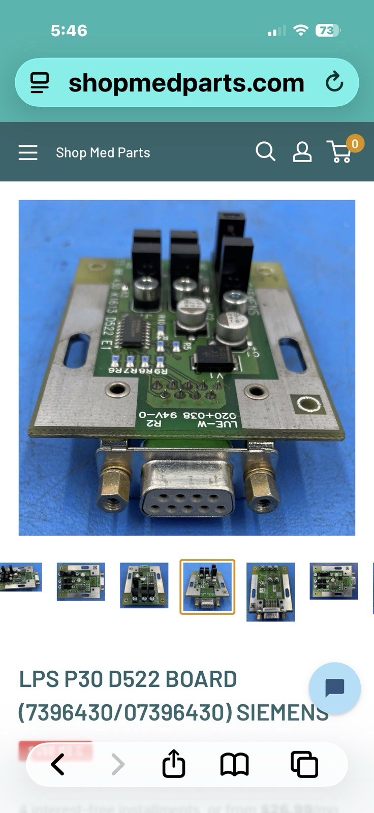 7396430 LPS P30 Somatom Sensation 16 Slice CT SIEMENS
