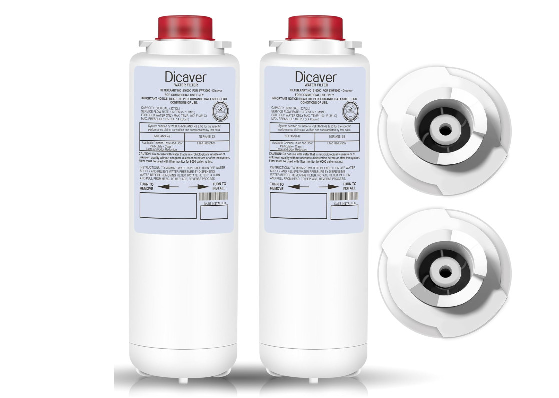 51600C Filters,Replacement for Elkay 51600C Filters By NSF/ANSI 42 Certified,Com