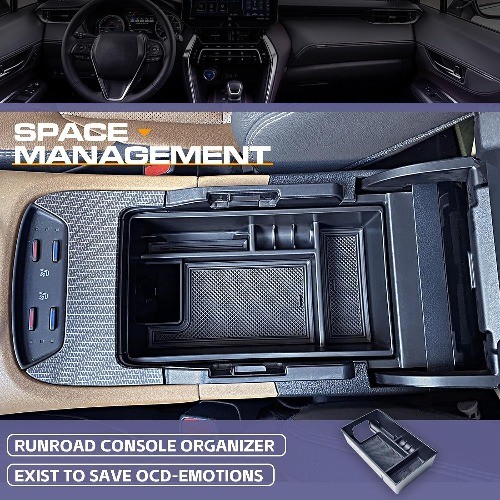 Center Console Organizer Tray Compatible with Venza 2021 2022 2023 2024 Accessor