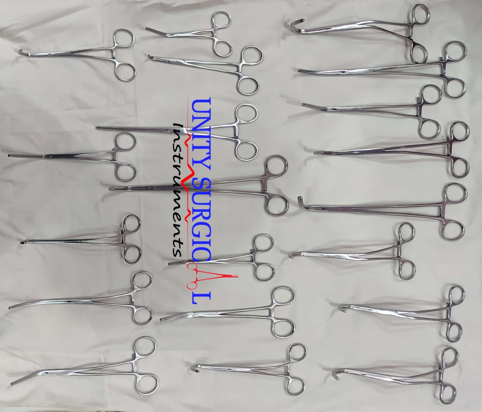 20 PCS SET VASCULAR CLAMPS SURGERY INSTRUMENTS DEBAKY SURGICAL INSTRUMENTS