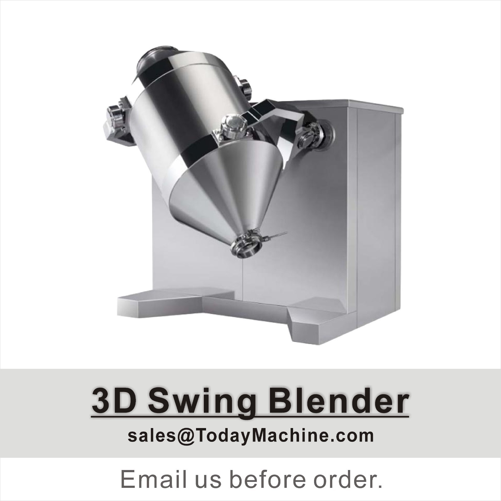 Electric Powder Blender Dry Powder Mixer Automatic Flour Mixing Machine