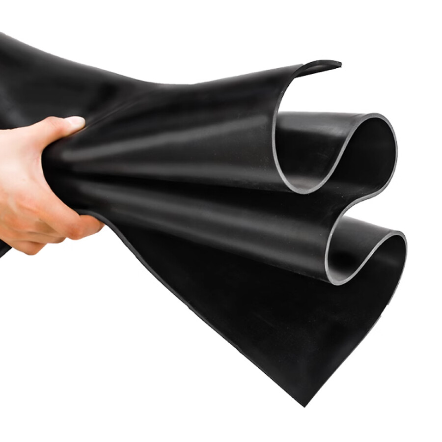 Black Fluorine Rubber Sheet Plate Square Flexible Gasket Thick 1mm-5mm High Temp