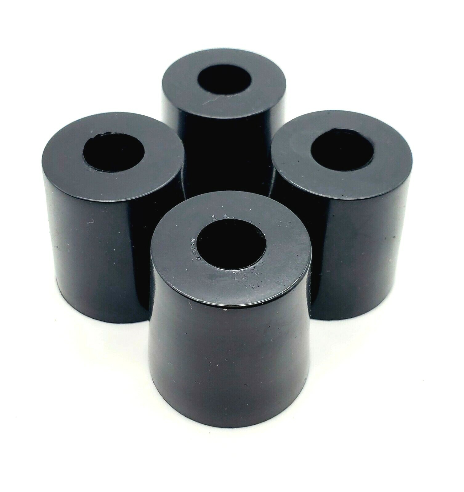 1 1/4″ Tall x 1 1/4 Dia Round Rubber Feet Heavy Duty Steel Washer Bumpers 4-12P