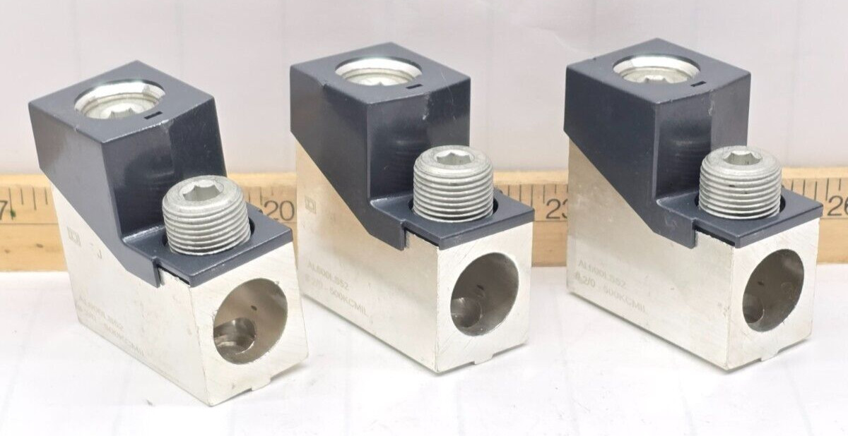 NEW TAKEOUT SQUARE D POWERPACT CIRCUIT BREAKER LUG KIT 2/0-500KCMIL AL600LS52