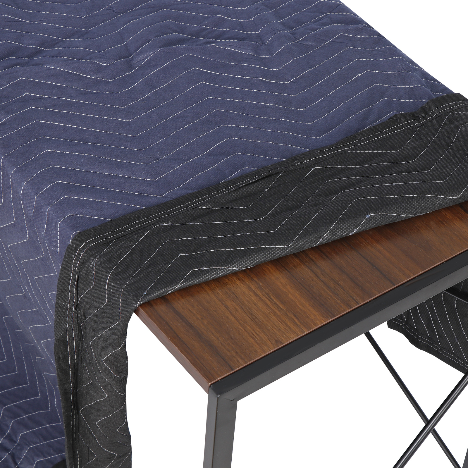 48 Pack Moving Blankets 72″x80″ Heavy Duty Packing Blankets Furniture Dark Blue