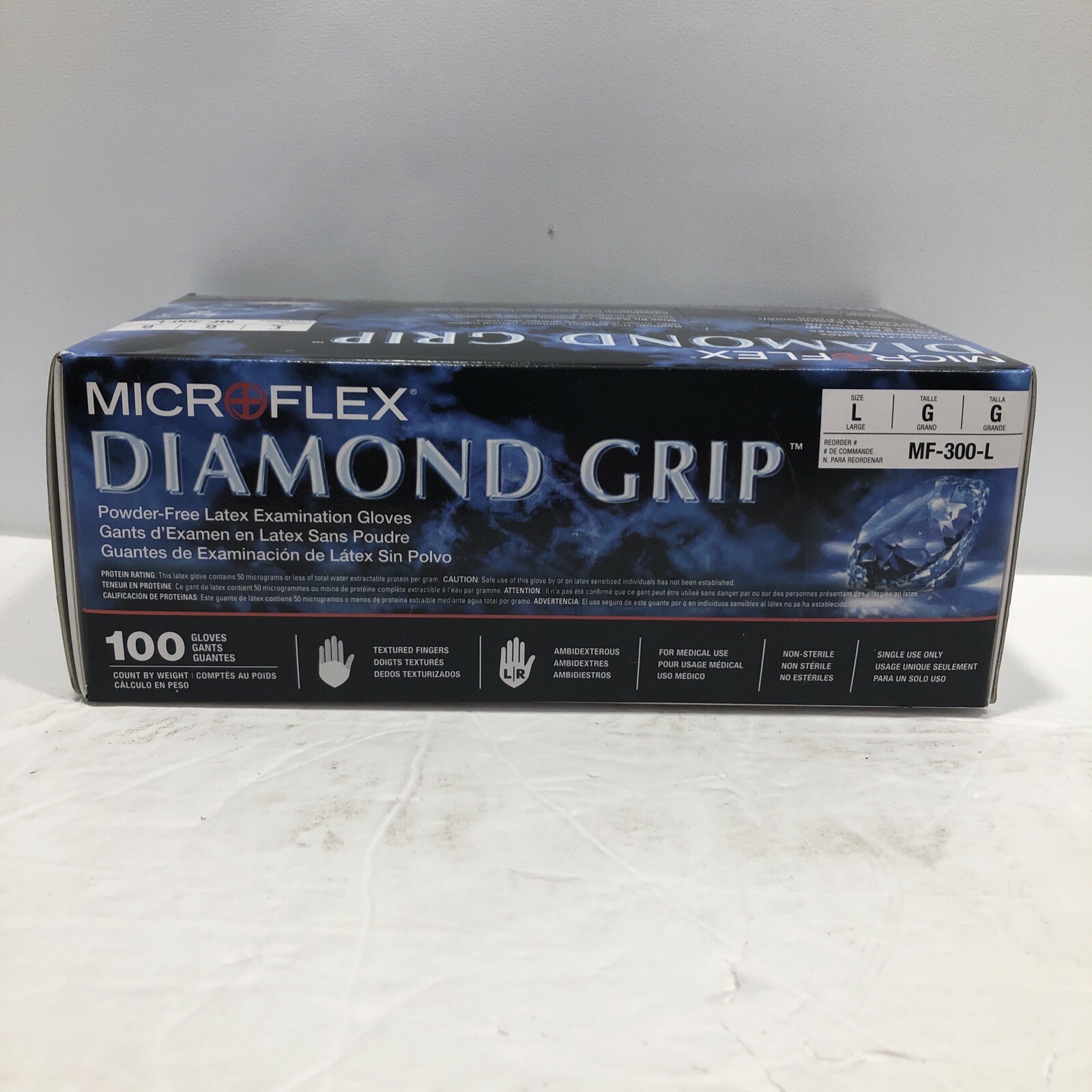 Microflex MF300L Latex Disposable Gloves – Pack of 100 – NEW