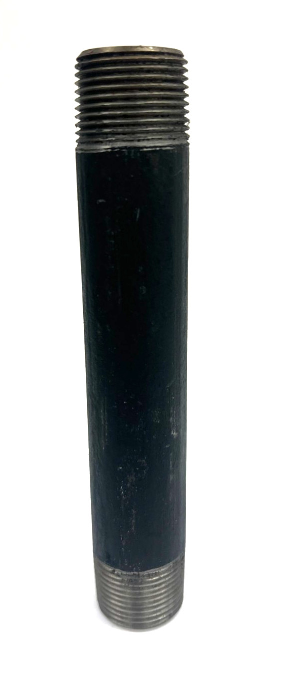 PIPE NIPPLE 3/4 X 6″ BLACK STEEL MNPT THREAD COUNT 14 LOT OF 9