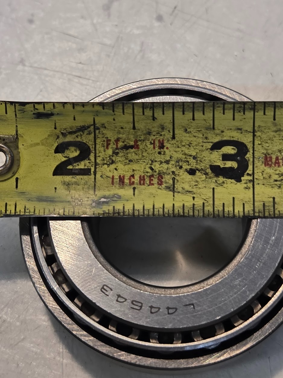 4 Quantity of Tapered Roller Bearings L44643 – L44610 | 1″ Bore Diameter (4 Qty)