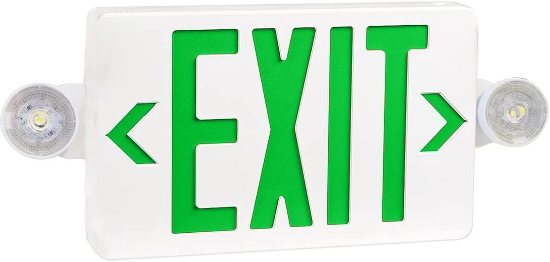 LED Exit Sign lamp & Emergency Light – Dual LED Lamp UL-94 Fire Resistance light