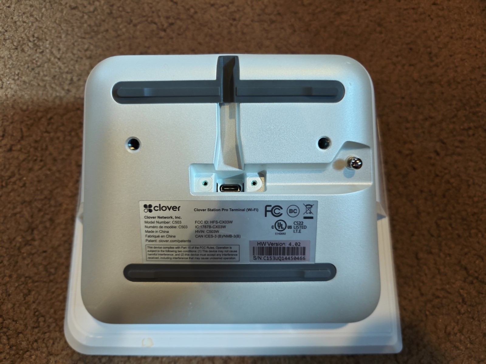 Clover Station Pro Terminal C503