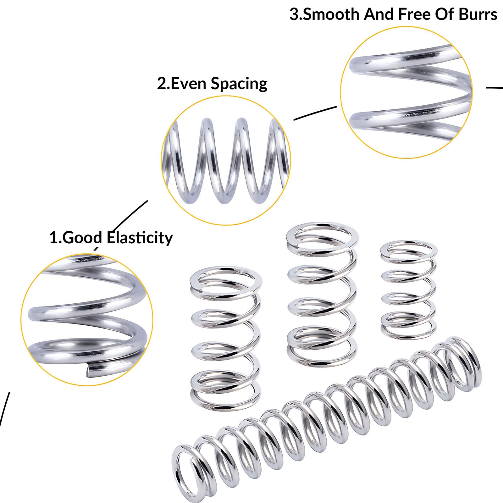 Compression Spring 0.2mm-0.4mm Wire Dia 304 Stainles Steel Pressure Small Spring