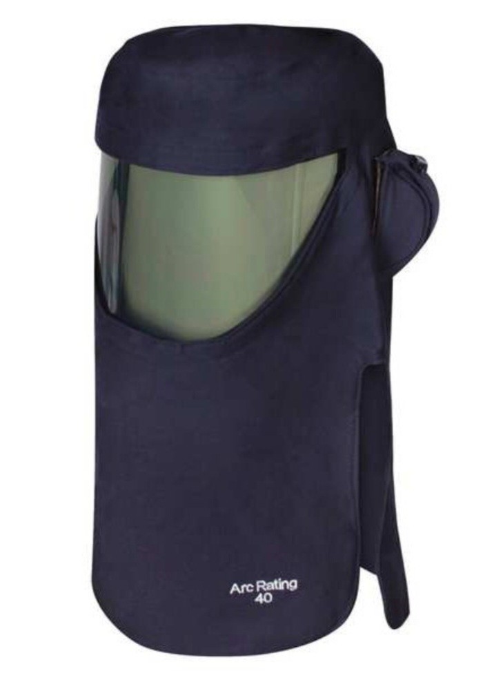 National Safety Apparel Arc 40 Flash Hood Navy Blue
