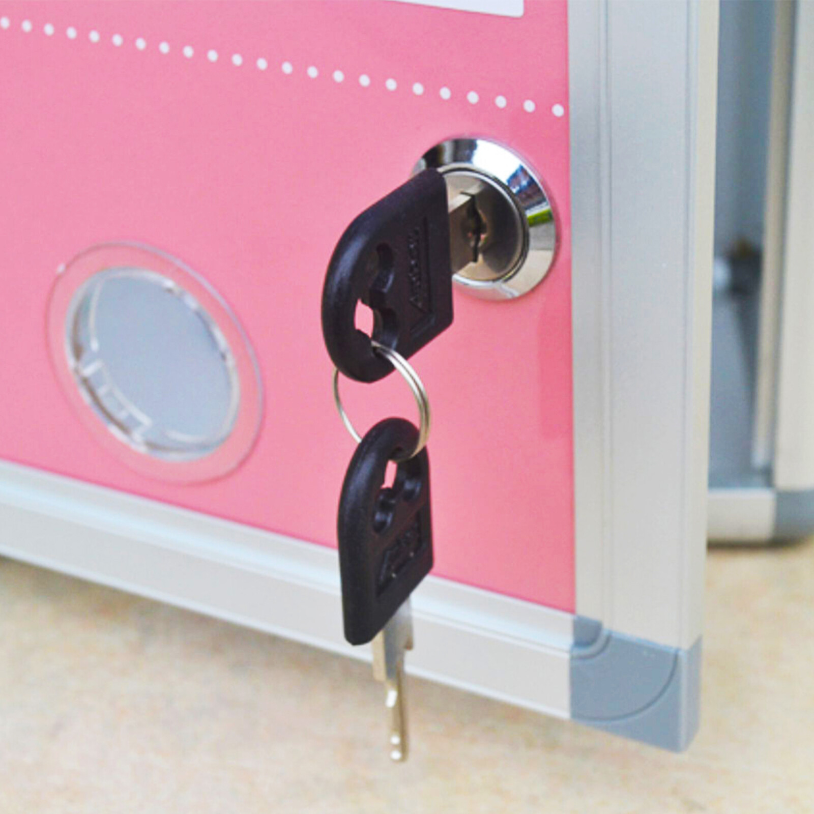 2 Set Keyed Alike Cabinet Cam Lock 3/4″ Cylinder Toolbox Lock for Drawer Dresser