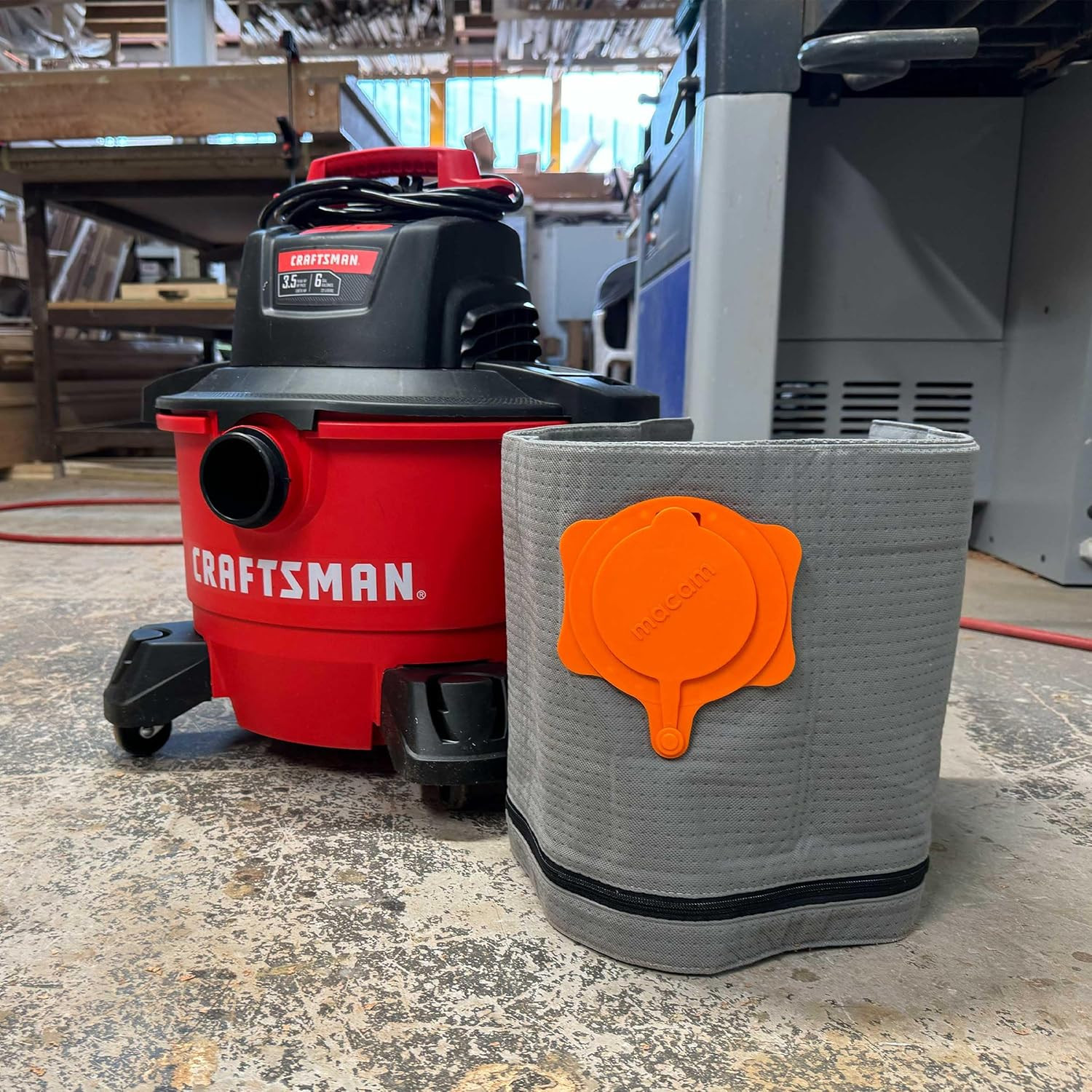 Reusable Dust Bag Compatible with Ridgid and Craftsman Shop-Vacs – 1 Pack Vacuum