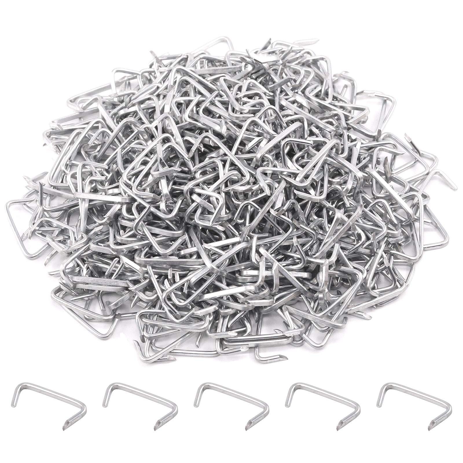 1000 Pcs 3/4 Inch Galvanized Hog Rings Heavy Duty Upholstery Fencing Sausage Cas