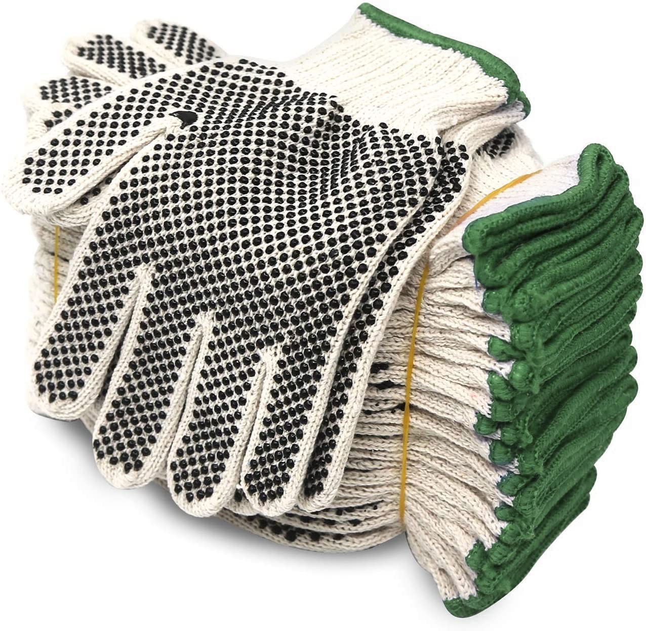 Cotton Polyester String Knit Shell Safety Protection Work Gloves for Painter …