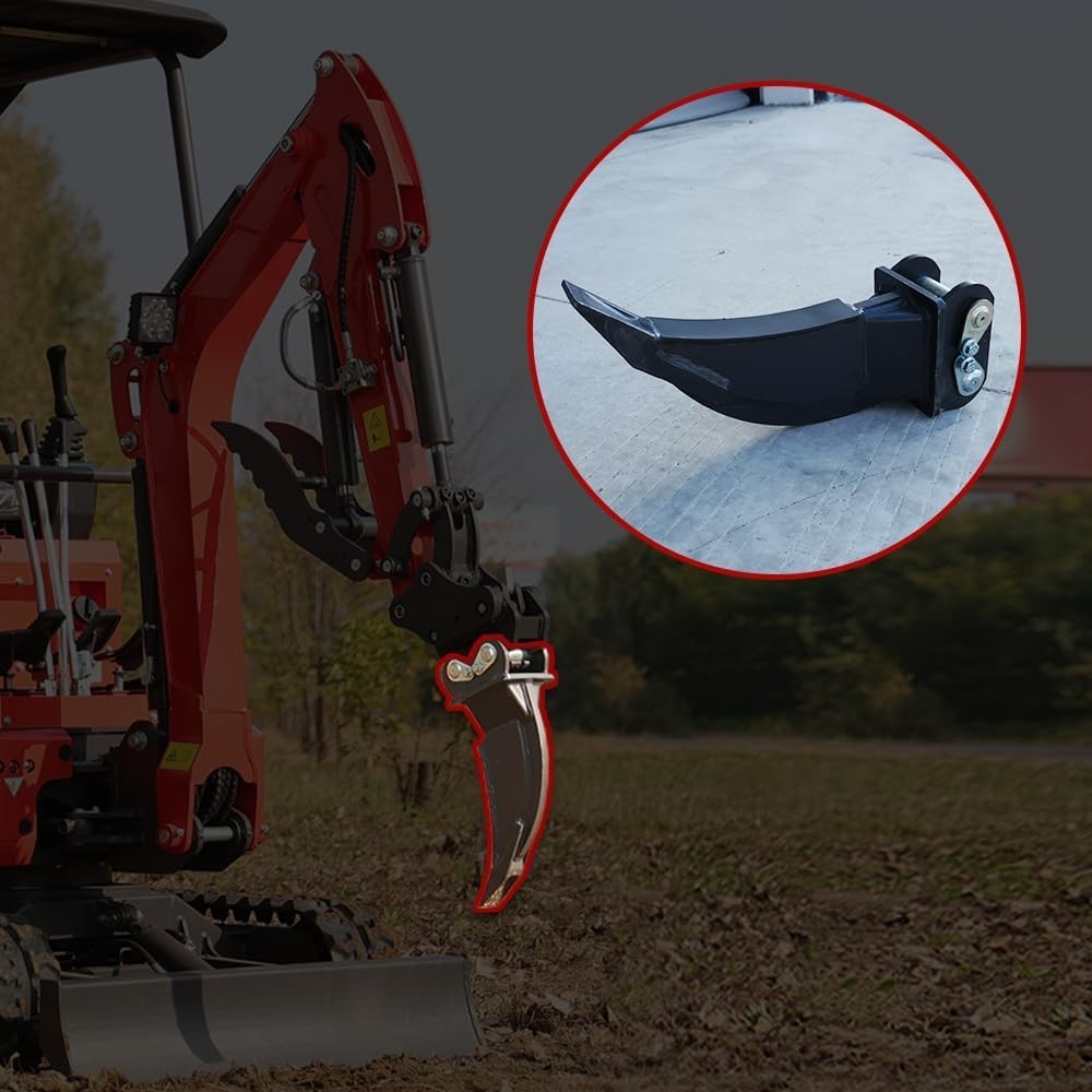 HUAYEE Mini Excavator Attachments Ripper for 0.8-1.5 Ton Small Digger Free ship