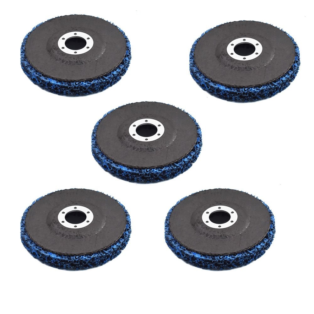 Discs Remove Paint Rust & Clean Pack 5 4.5″x7/8″ Quick Change Easy Strip 4-1/2″