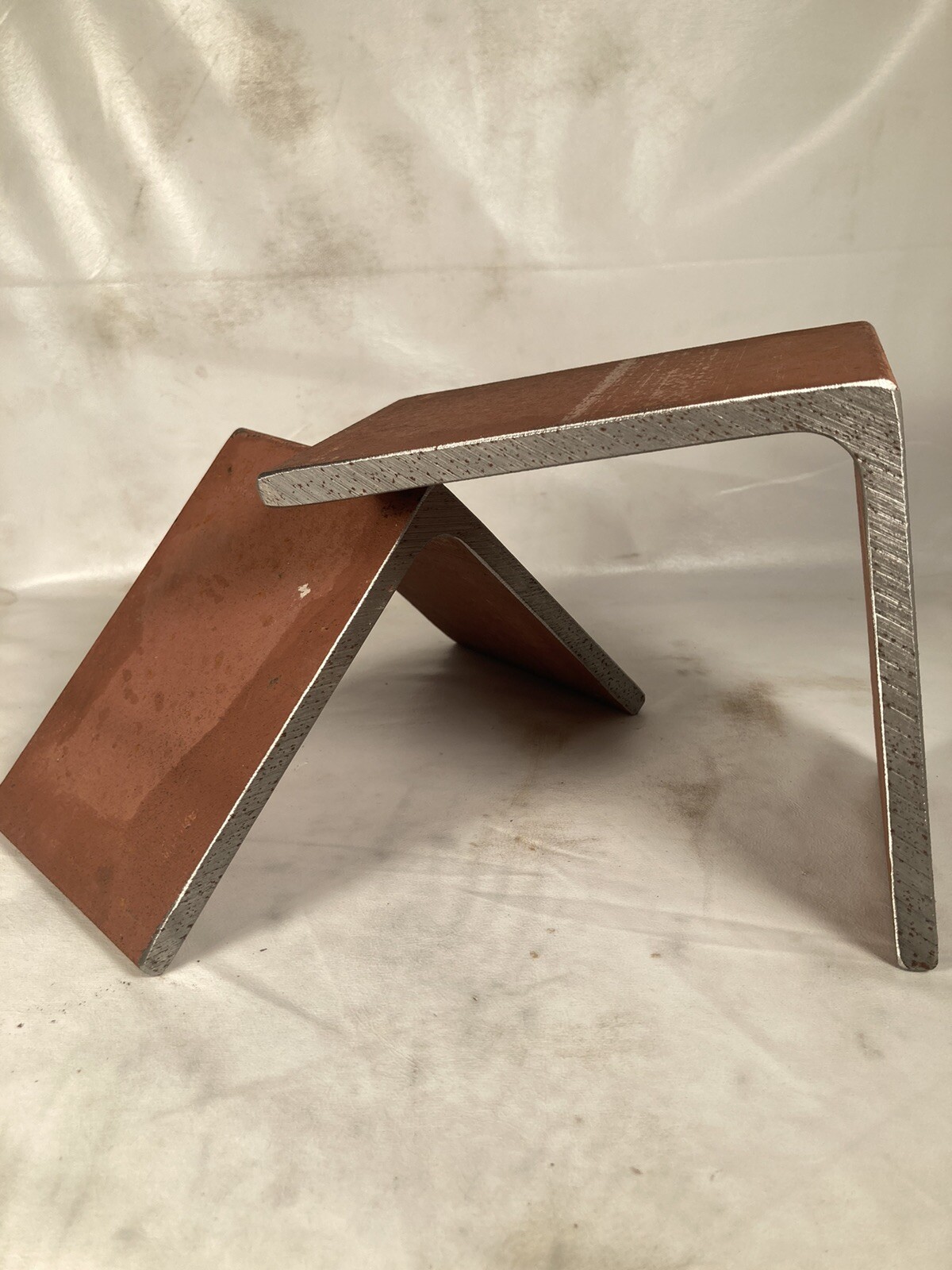 6 x 6 Steel Angle Iron 3/8″ Thick Heavy Duty Bracing Brackets 4″ Long – Lot of 2