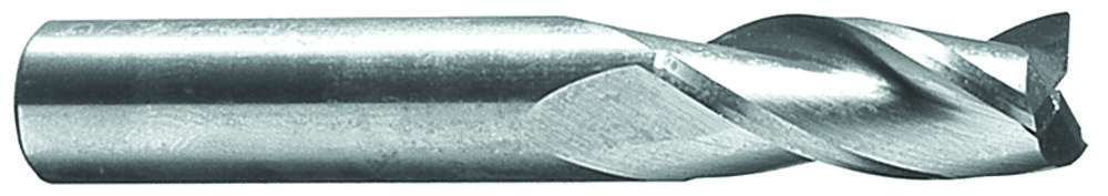 13/16″ x 5/8″ Shank HSS 2FL Single End Mill – Standard Length – USA